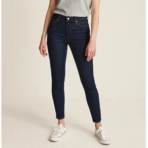 Everlane Mid Rise Skinny Jeans Dark Indigo